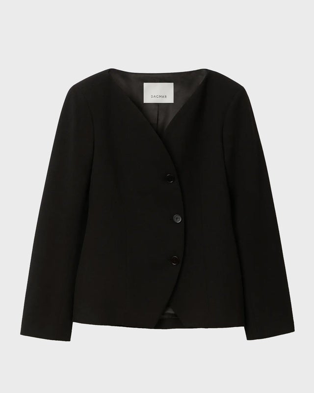 Dagmar Dinner Jacket Curved Front Black 42