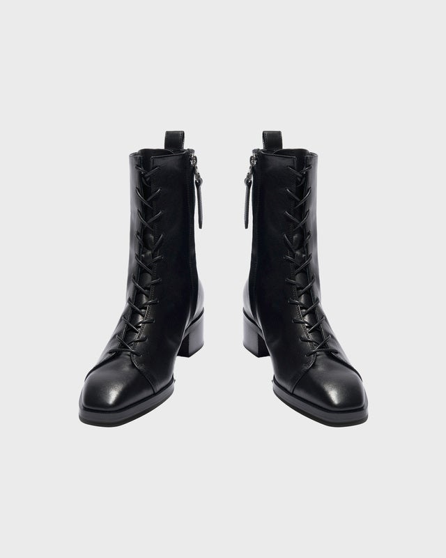 Aeyde Ankle Boot Noel Calf Leather Black EUR 40
