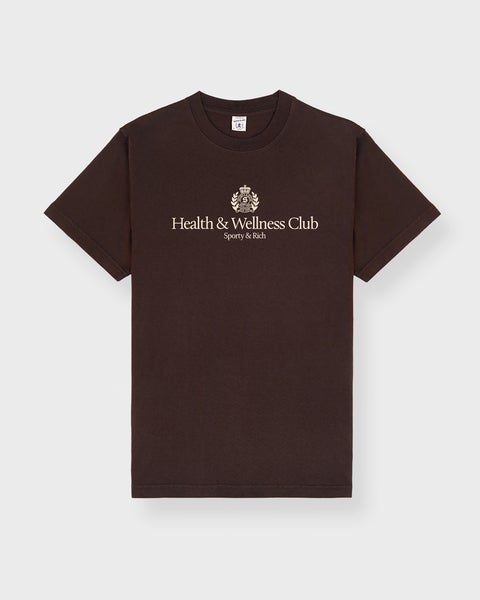  T-Shirt H&W Crest Chocolate 1