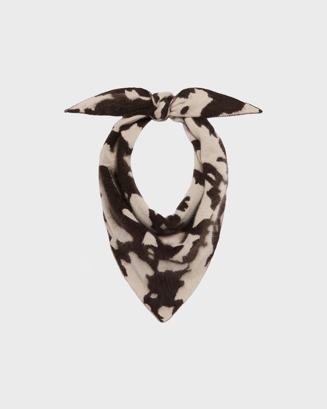Guest In Residence Wild Rag Grizzly Cowhide Beige/Brown ONESIZE