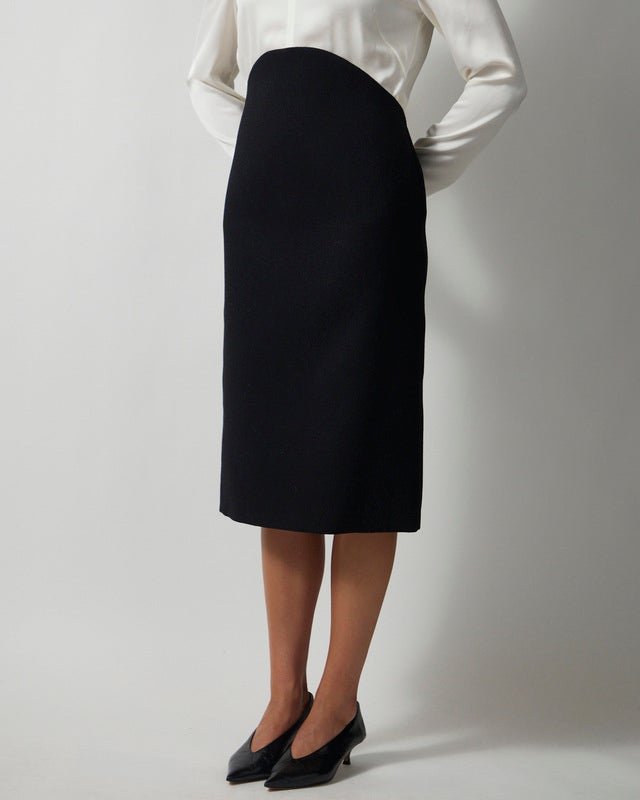 Jil Sander Skirt 153 Black IT 42 (EUR 38)