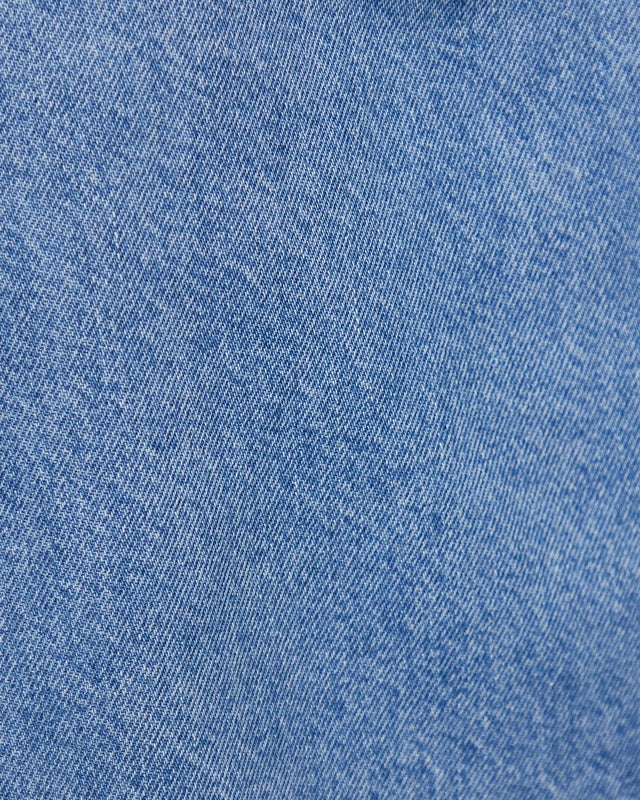 GANNI Klänning  Broderie Anglaise Denim Mini Ljusblå 36