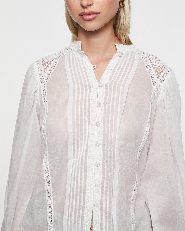 Isabel Marant Étoile Blouse Greicy White FR 36 (EUR 34)
