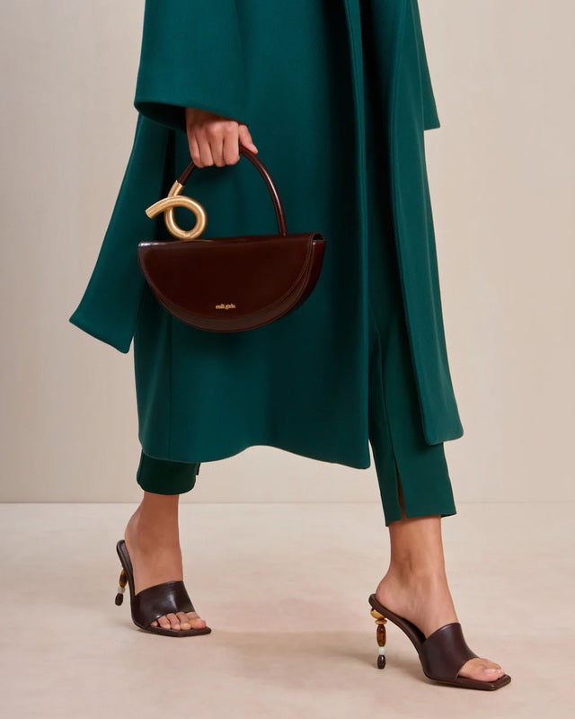 Cult Gaia Bag Azariah Top Handle Espresso ONESIZE