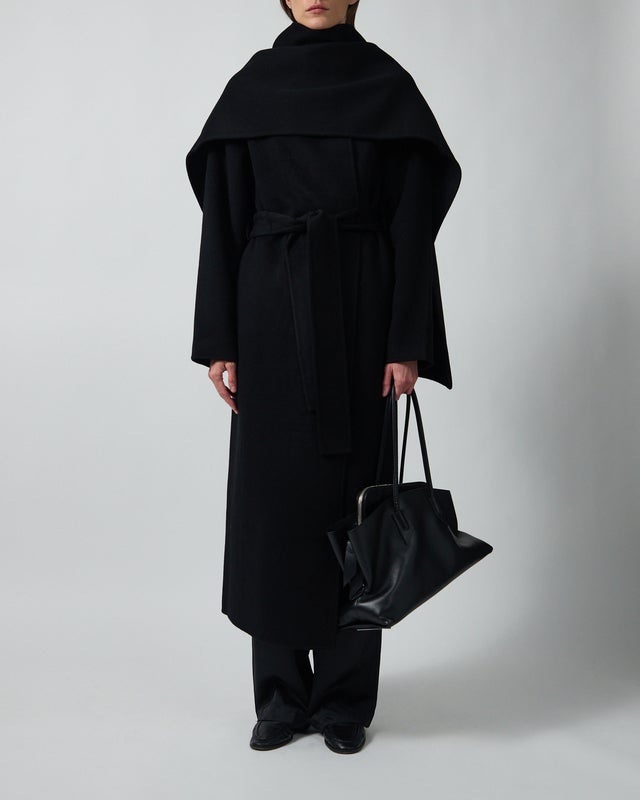 Almada Scarf Micha Doublé Black ONESIZE