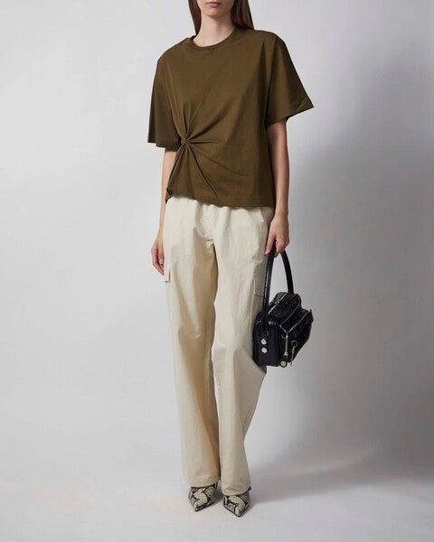 T-Shirt Knot Dark Green 2