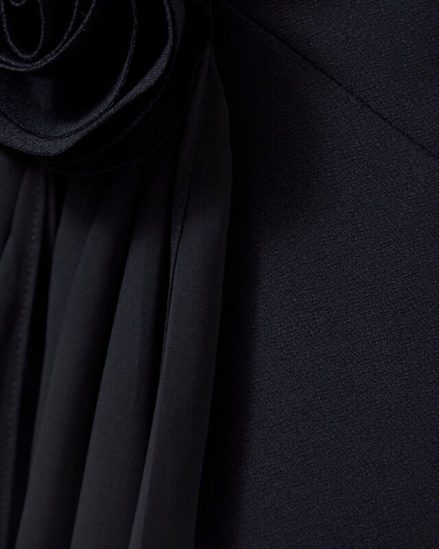 ROTATE  Dress Crepe Mini A-Line Black 36