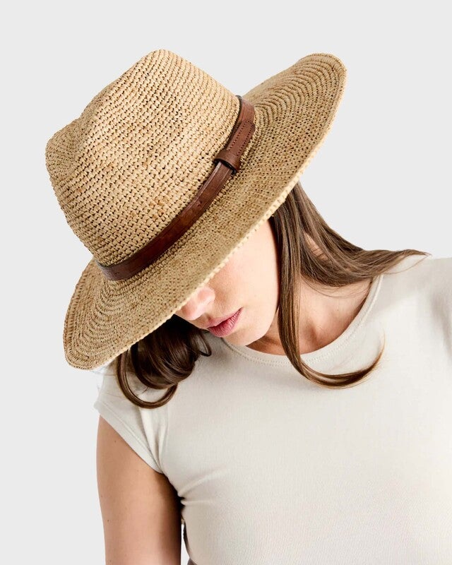 IBELIV Fedora Hat Ento Beige ONESIZE