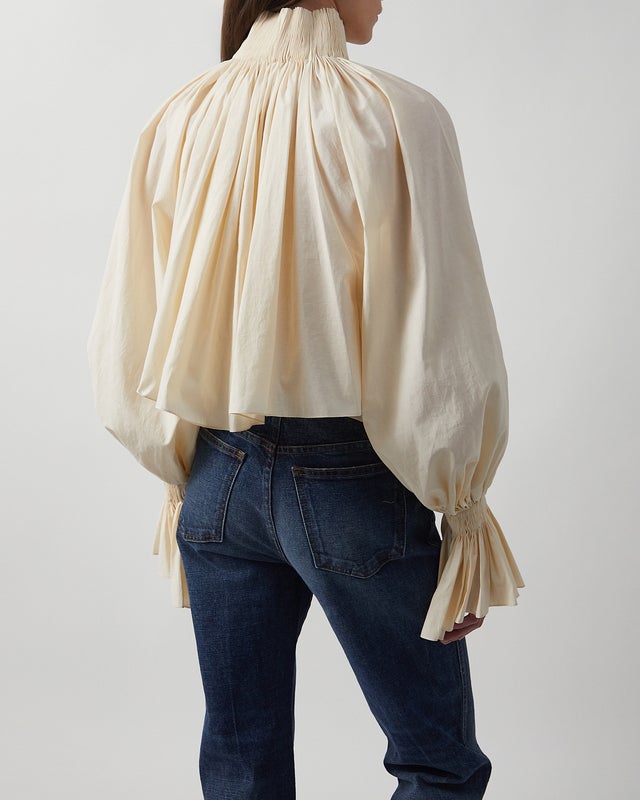 KHAITE Blouse Durer Bone S