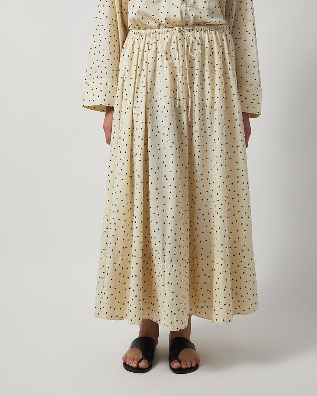 By Malene Birger Skirt Pheo Creme/svart 34