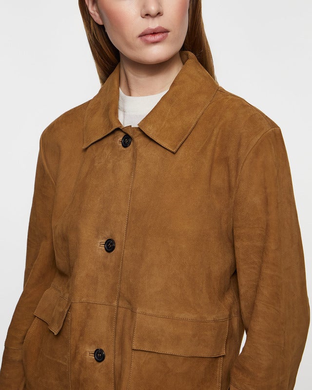 Wakakuu Icons Jacka Coco Suede Brun S