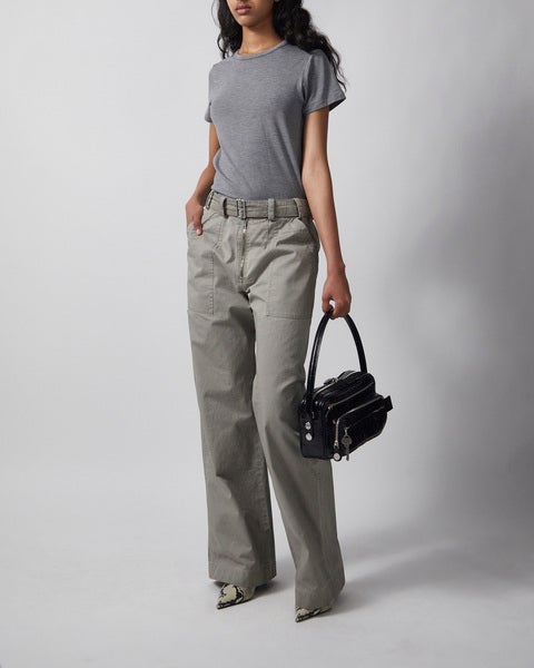 Byxor Twill Belt Clay 2