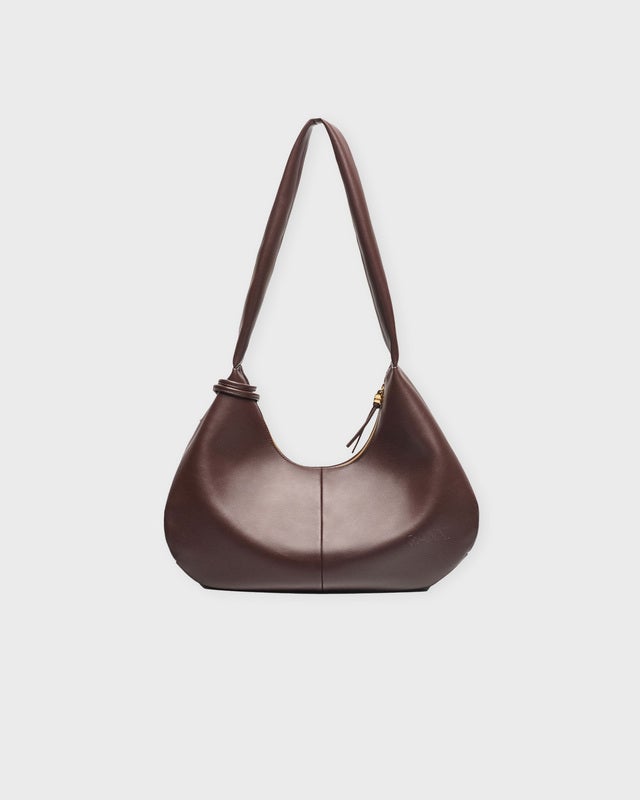 Ganni Bag Ganni Bou Hobo Medium Chocolate ONESIZE