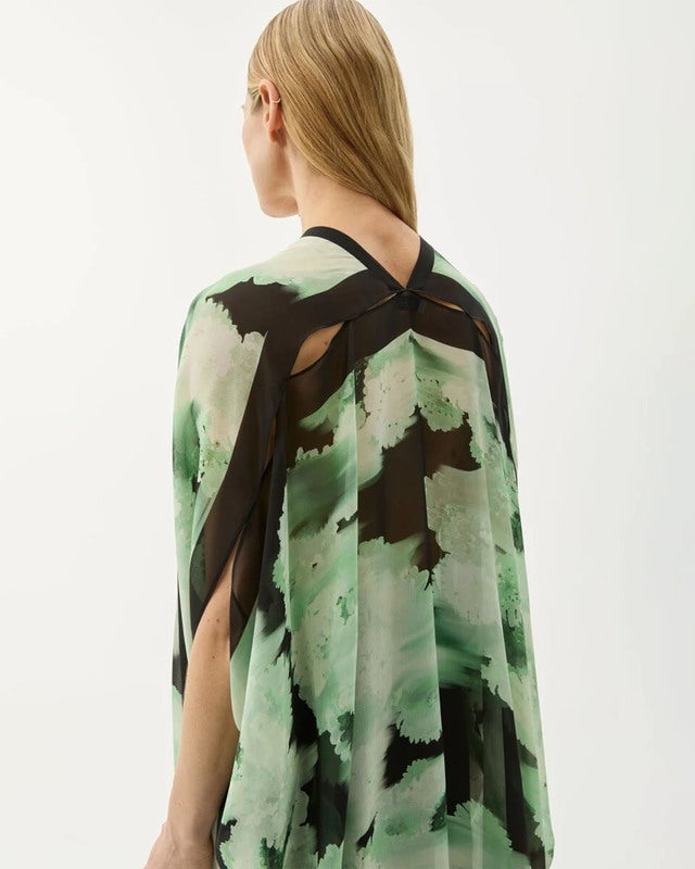 Rodebjer Dress Agave Blurry Flower Green ONESIZE