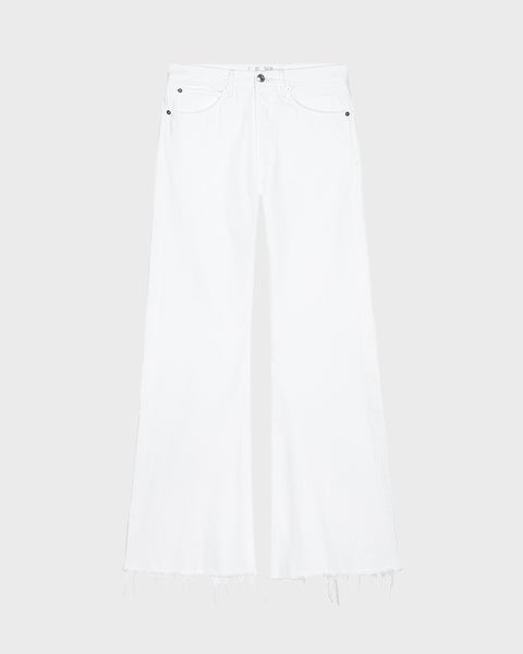 Jeans The Lax Raw Fray White 1