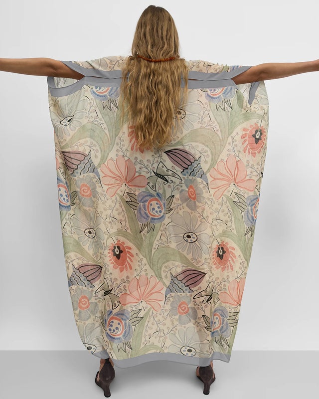 Rodebjer Caftan Agave Ducharne Coral M-L