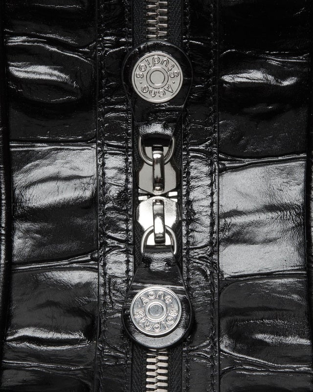 Acne Studios Bag Camero Camera Croco Black ONESIZE