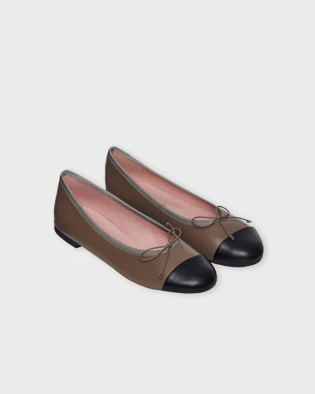 Pretty Ballerinas Ballerina Nicole Taupe/svart EUR 39