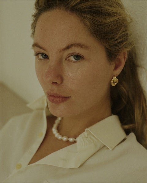 Earring Triplet  Gold ONESIZE 2