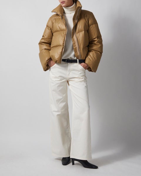 Jacket Storm Puffer Short Beige 2