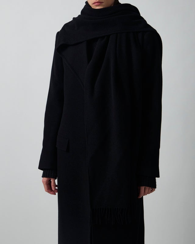 The Attico Coat Long Black IT 44 (EUR 40)