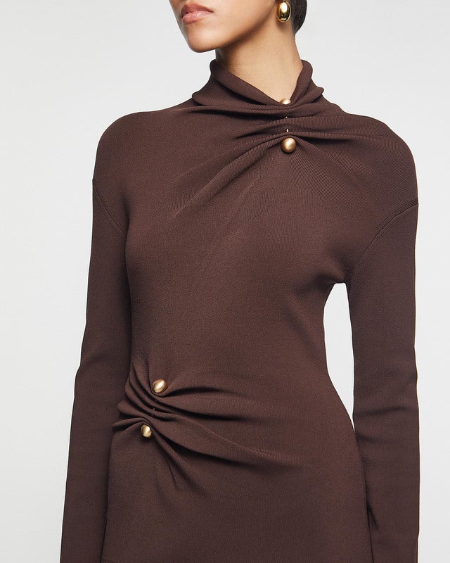Cult Gaia Dress Vera Brown M