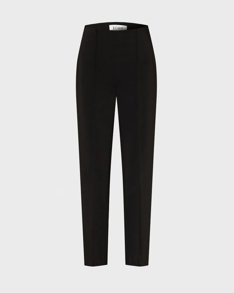Pants Cigarette leg tailored Black 1
