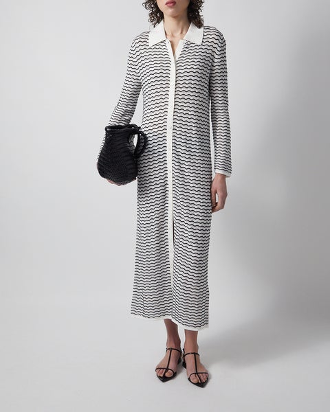 Dress Lace Shirt Vit/svart 2