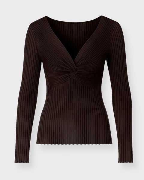 Top Polly Knit Brown 1