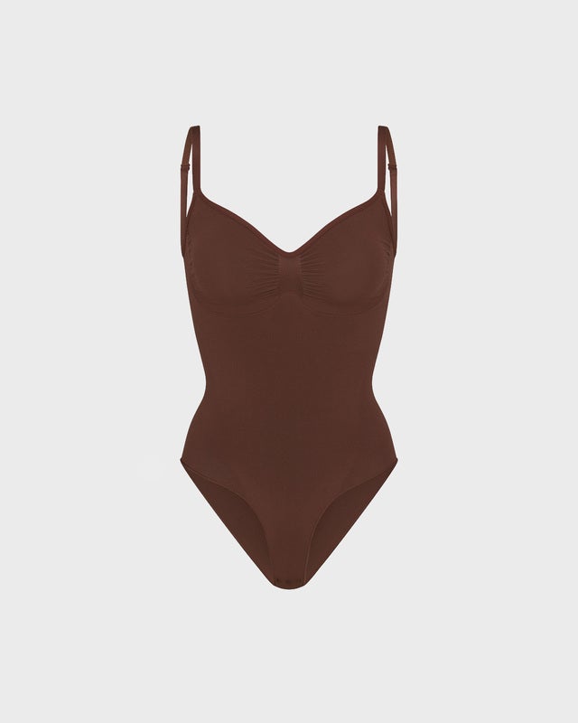 Skims Bodysuit Seamless Sculpt Brief Cocoa S