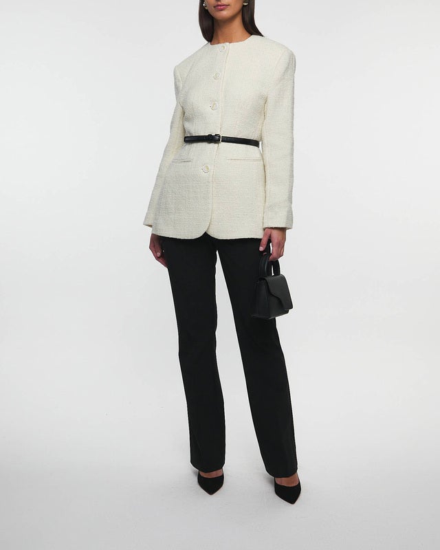 Malina Blazer Carol Fitted  Offwhite L