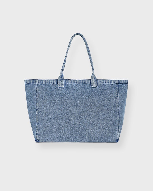 Anine Bing Bag Leo Denim Tote Blue ONESIZE