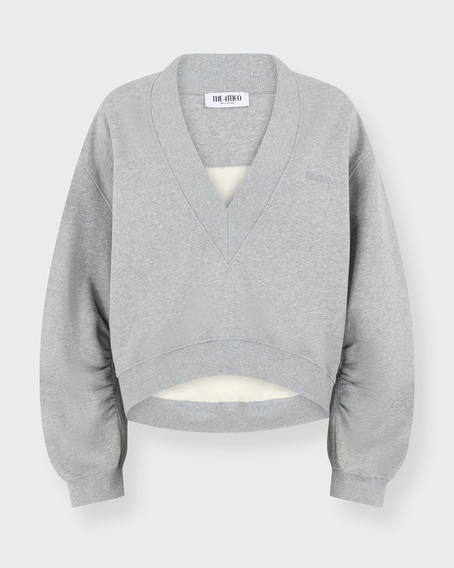 The Attico Sweatshirt faded grey Grey melange IT 44 (EUR 40)