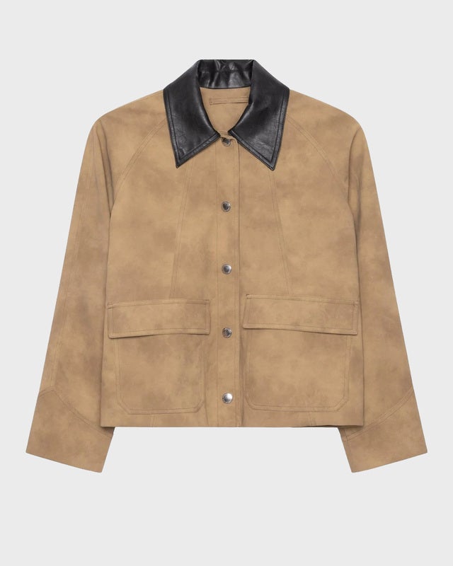 STAND STUDIO Jacket Wilhelmina Mörk sand  38