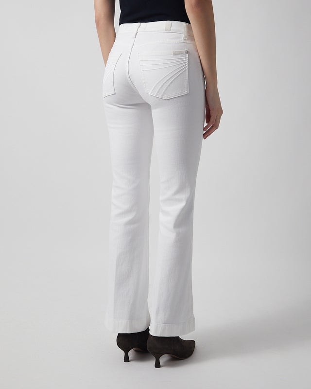 7 For All Mankind Jeans Dojo Tailorless White 29
