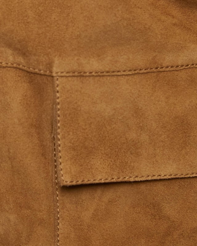 Wakakuu Icons Jacka Coco Suede Brun S