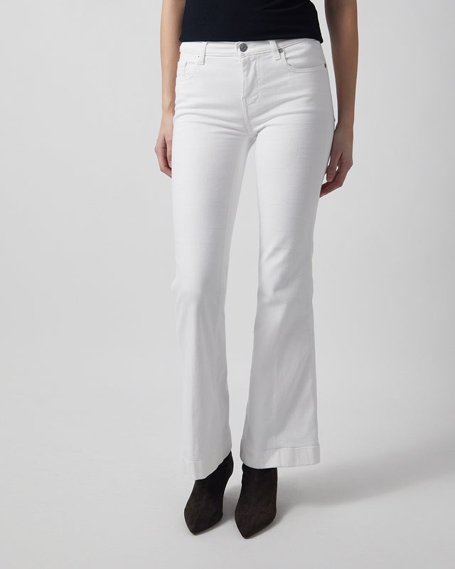 7 For All Mankind Jeans Dojo Tailorless White 29