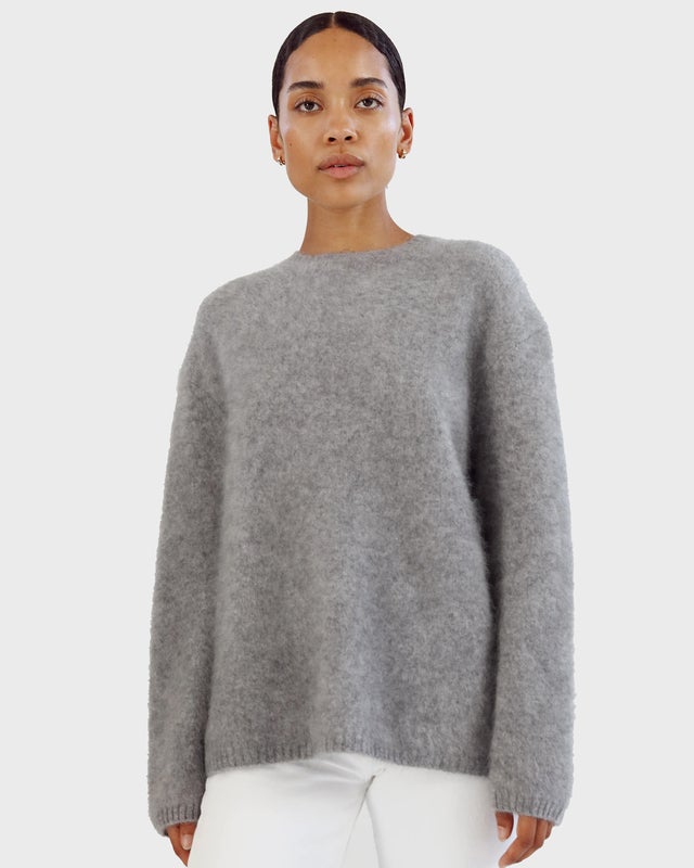 Almada Label  Cashmere Sweater Floy  Grey XL