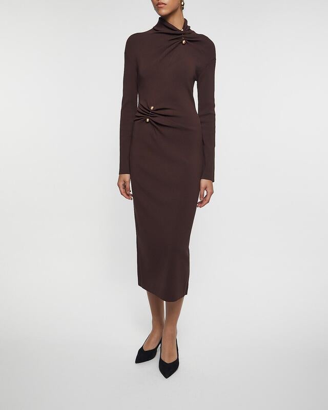 Cult Gaia Dress Vera Brown M