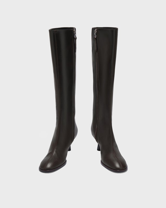 Aeyde Boots Catherine Calf Leather Moka EUR 39