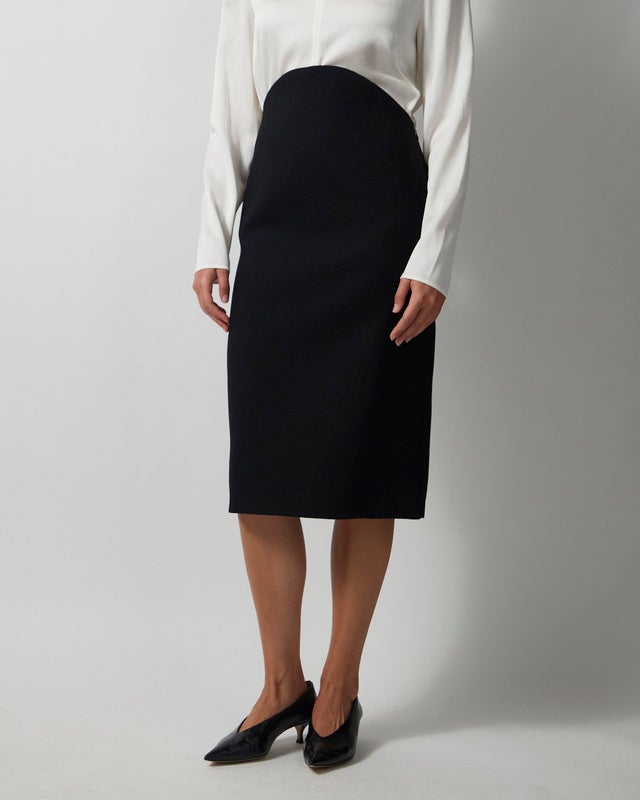 Jil Sander Skirt 153 Black IT 42 (EUR 38)