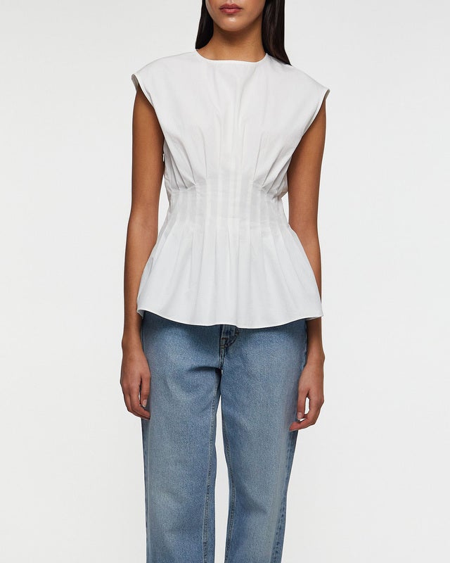 Wakakuu Icons Topp Dover Pleated  Vit S