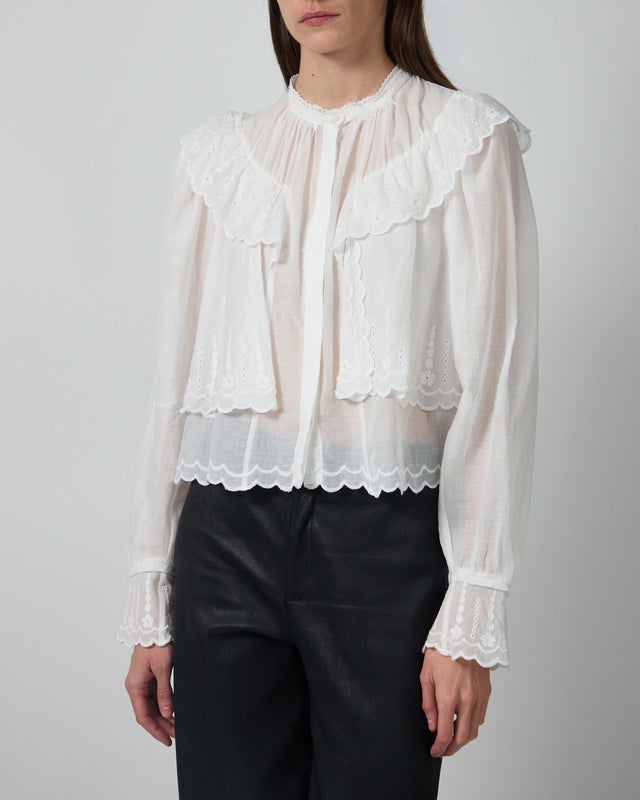 Isabel Marant Étoile Blouse Kelmon White FR 40 (EUR 38)