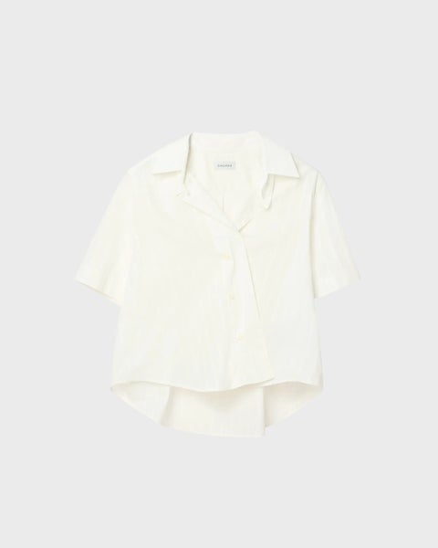 Shirt Short Sleeve Cotton White 1