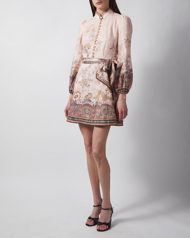 Zimmermann Dress Alchemy Button Mini Pink 1 (S-M)