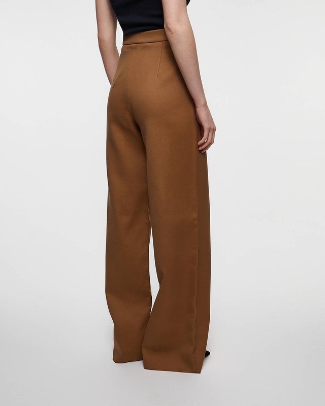 Max Mara Studio Trousers Mozart  Brown IT 40 (EUR 34)