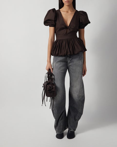 Blus Puff Sleeve Bubble Mole 2