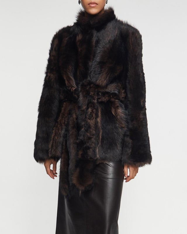 Nour Hammour Coat Elsa Brown M