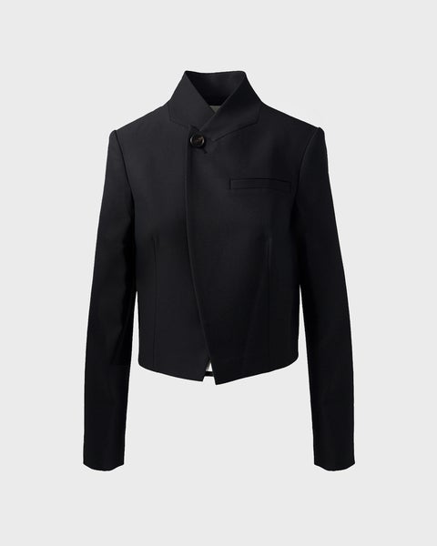 Blazer Turn Collar Black 1