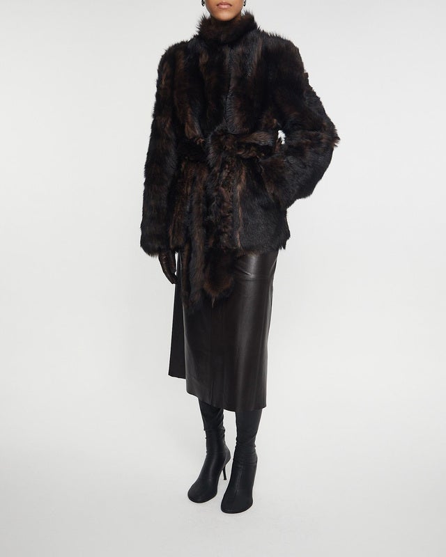 Nour Hammour Coat Elsa Brown M